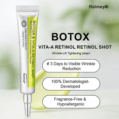 🇬🇧Made and shipped from the UK 🎁Rоlimеу® Botox & Vita-A Retinol Shot Wrinkle-Lift Tightening cream - Last Day Promotion 70% OFF