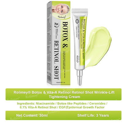 🇬🇧Made and shipped from the UK 🎁Rоlimеу® Botox & Vita-A Retinol Shot Wrinkle-Lift Tightening cream - Last Day Promotion 70% OFF