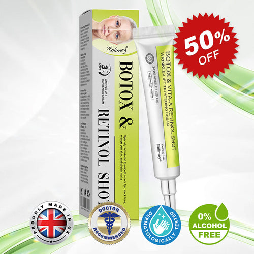 🇬🇧Made and shipped from the UK 🎁Rоlimеу® Botox & Vita-A Retinol Shot Wrinkle-Lift Tightening cream - Last Day Promotion 70% OFF